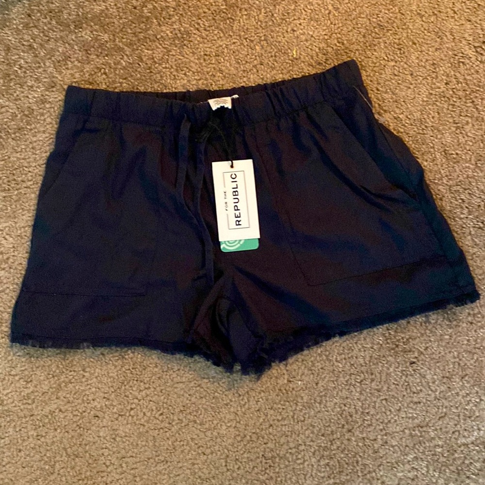 For the Republic. Short. Blue. Size S. New .